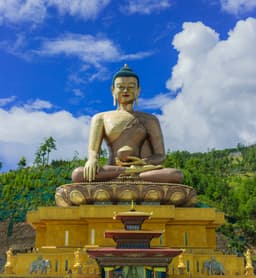 Memorial Chorten Thimphu Bhutan – Devotees Circumambulating the National Memorial Stupa in Morning Prayer