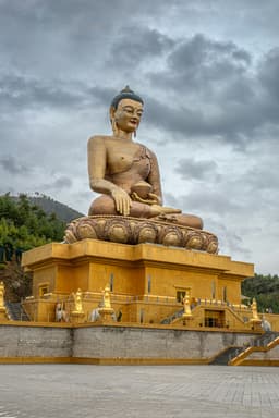 Thimphu Bhutan – Buddha Dordenma Statue at Kuensel Phodrang Overlooking the Thimphu Valley